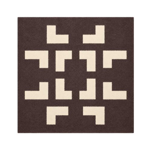 Master Tepih Kocka 96x96cm RE3710450-5 smeđa-krem Slike