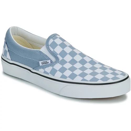 Vans Slips on Classic Slip-On COLOR THEORY CHECKERBOARD DUSTY BLUE Modra