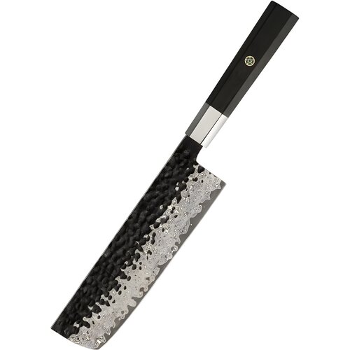 IZMAEL Damaskasti kuhinjski nož YU-37439 - Nakiri / Smeđa Cijene