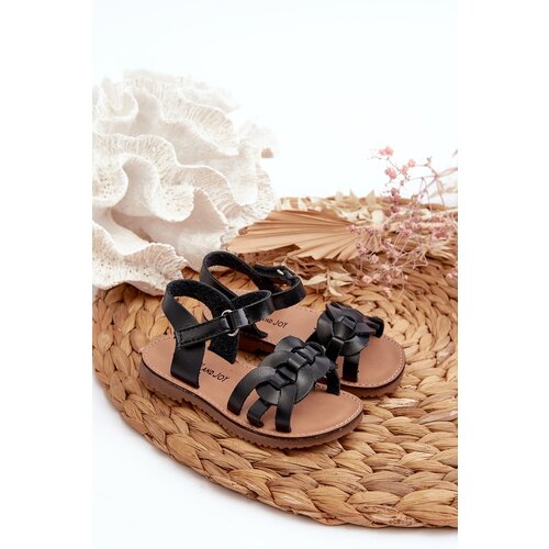 Kesi Children's sandals with velcro fastening, Black Marimona Cene
