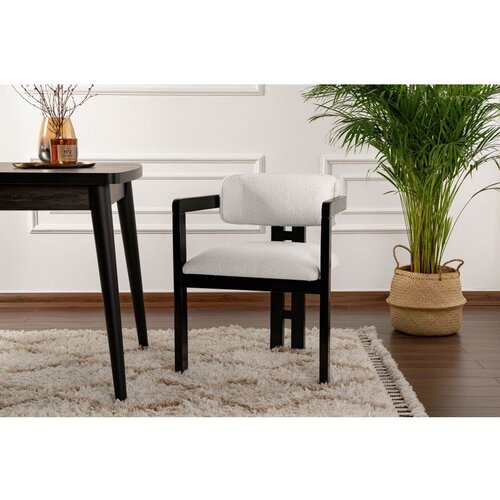 Hanah home stolica mistral - black, white blackwhite chair Cene