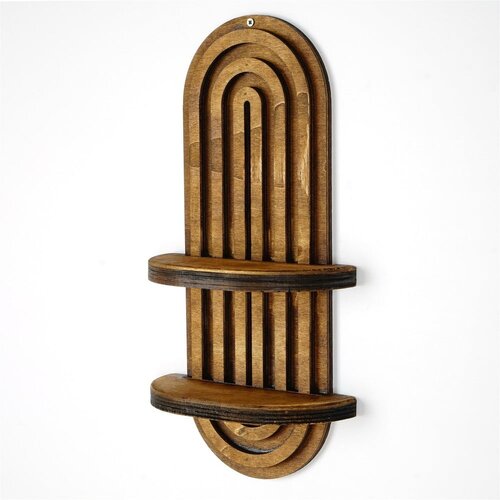 Kalune Design Raf265 walnut wall shelf Slike