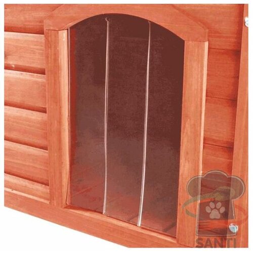 Trixie Plastična vrata za kućicu za pse sa ravnim krovom Natura - XL Slike