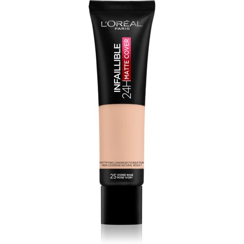 L´Oréal Paris Infallible 24H Matte Cover dugotrajni puder s mat efektom 25 Rose Ivory 30 ml Cijene