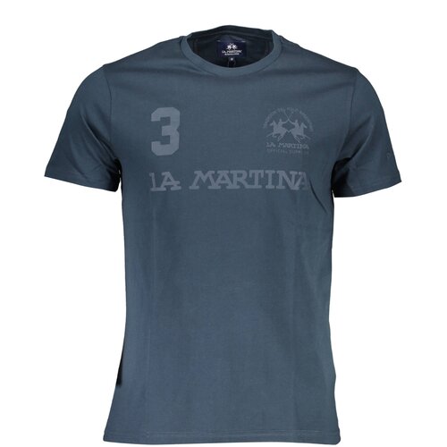 La Martina MEN&amp;amp;#39;S SHORT SLEEVE T-SHIRT BLUE Slike
