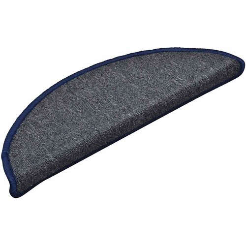 Maison Chic Preproga, Rug za stopnice 30 kosov Temno siva in modra 56x17x3 cm, (22122198) Cene