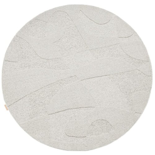 Agnella Svijetlo sivi vunen okrugao tepih &amp;oslash; 160 cm Morphic Botanica &amp;ndash; Slike