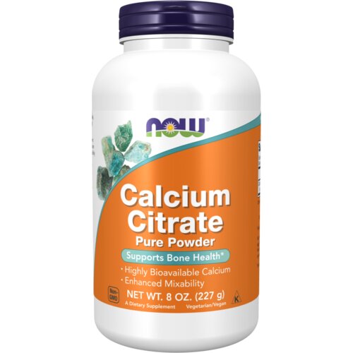 Now Foods calcium citrate pure powder - 100% čisti prah za zdravlje kostiju Slike