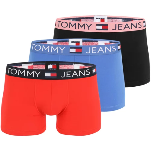 Tommy Jeans Bokserice plava / crvena / crna / bijela