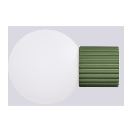 Sollux SL.1722 - Kupatilsko zidno svetlo HALO 1xG9/8W/230V IP44 zeleno Slike