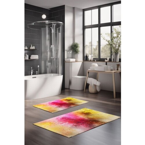  CT-5011 multicolor bathmat set (2 pieces) Cene