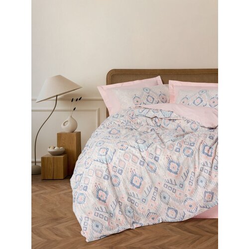 Lessentiel Maison komplet posteljine mosola, 200x220 cm, roze-plavi Cene