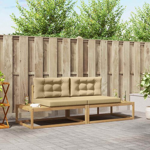  Set vanjskih sofa Poliester Bijela Cijene