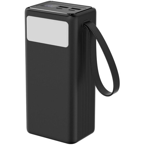 Power bank 40000 mAh 65W PD 2xUSB-A + 2xUSB-C sa LED svetiljkom i USB-C kablom 1m Slike