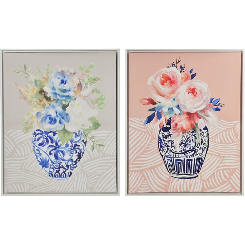 Mondex Komplet stenskih slik Prima Inga INGA 40x50 cm roza/modra 2 kos, (5000212362) Cene
