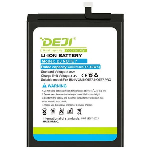  Baterija DEJI za Xiaomi Redmi Note 7/BN4A (4000 mAh) Cene