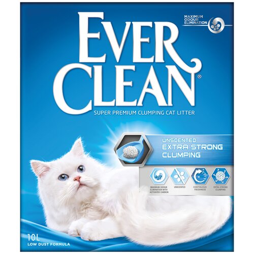 2 x zooBodovi za 10 l Ever Clean® pijeska za mačke - Extra Strong - bez mirisa Cene