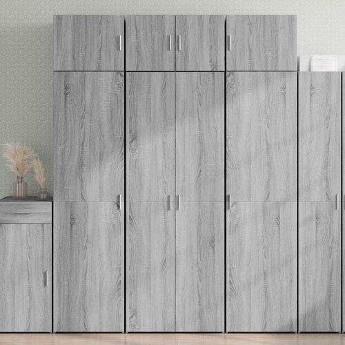  Visoka komoda boja hrasta 70x42,5x185 cm od konstruiranog drva Cijene