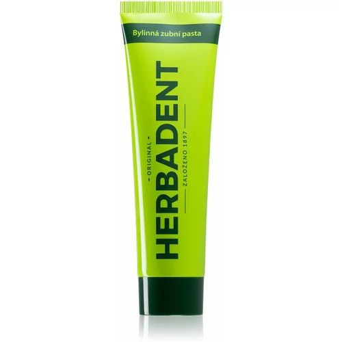 Herbadent Original zeliščna zobna pasta s fluoridom 100 g