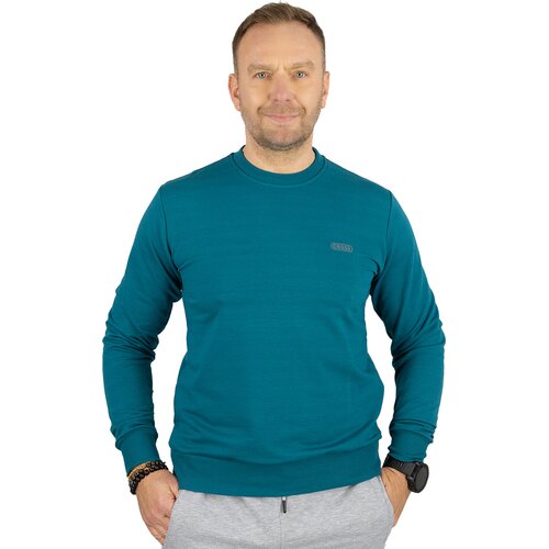 Pri Men's hoodless sports sweatshirt with small reflector Cijene