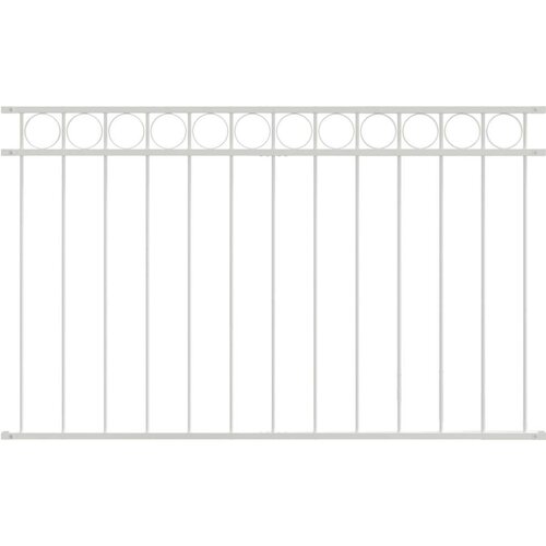 vidaXL Ograjni Panel Bel 1,7x0,8 m Jeklo Cene