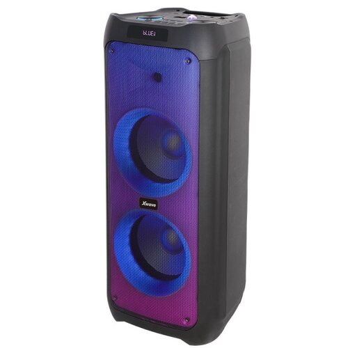 X Wave Party 1024 Bluetooth zvučnik TWS/100W/FM/USB/TF/AUX/2 x 10"/LED color Cene
