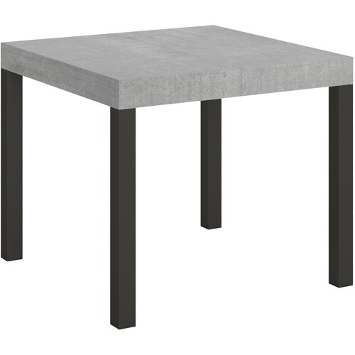 Itamoby &amp;nbsp; Everyday (90x90/246 cm) - siva, barva nog: antracit - raztegljiva jedilna miza, (20842010) Slike