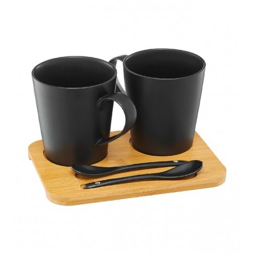 AMBITION Šolje sa kašikama set 5/1 450ml 94755 crni Cijene