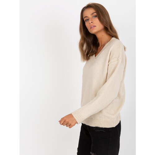 RUE PARIS Sweater-LC-SW-0332.17-beige Cene