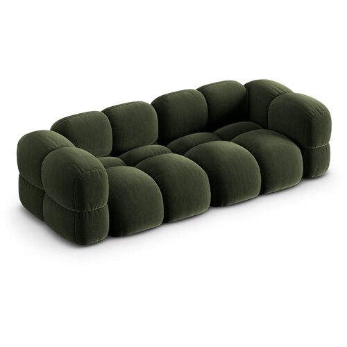 Cosmopolitan Design Zelena žametna sedežna garnitura 250 cm Loretto &amp;ndash; Slike