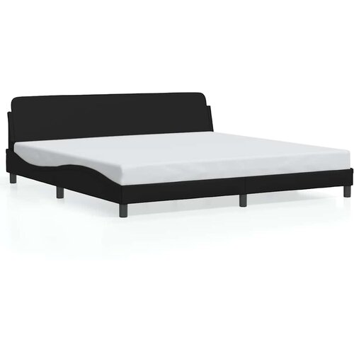  Okvir za krevet Dover crni 200x200 cm od umjetne kože Slike