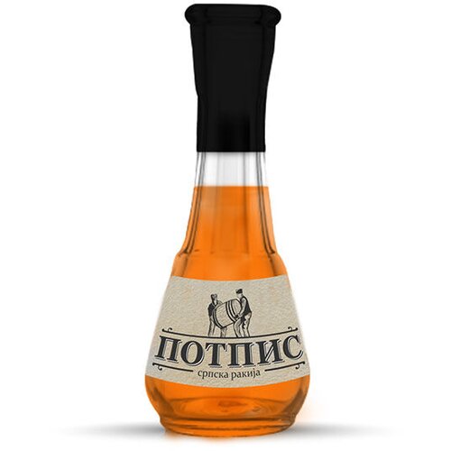 Potpis Rakija &amp;Scaron;ljiva Barrique 42% vol, 40ml Slike