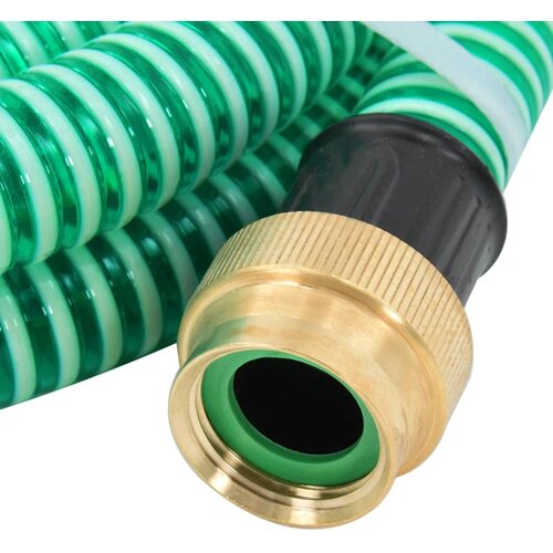  Usisno crijevo s mjedenim priključcima zeleno 1,1 &amp;quot; 4 m PVC Slike
