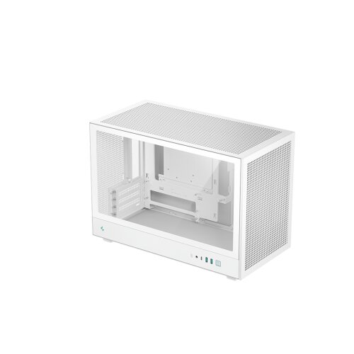 DeepCool Računalni&scaron;ko ohi&scaron;je CH260, Micro-ATX, kajeno steklo, belo Cene