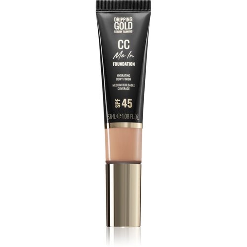 Dripping Gold CC Me In lahki tekoči puder SPF 45 odtenek Shortbread 2.5 32 ml Cene