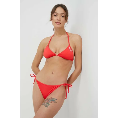 Ea7 Emporio Armani Dvodijelni kupaći kostim boja: crvena, lagano učvršćene košarice