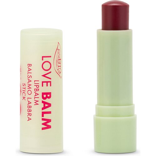 PuroBIO cosmetics LOVE BALM Lip Balm Stick - 03 black berry Slike