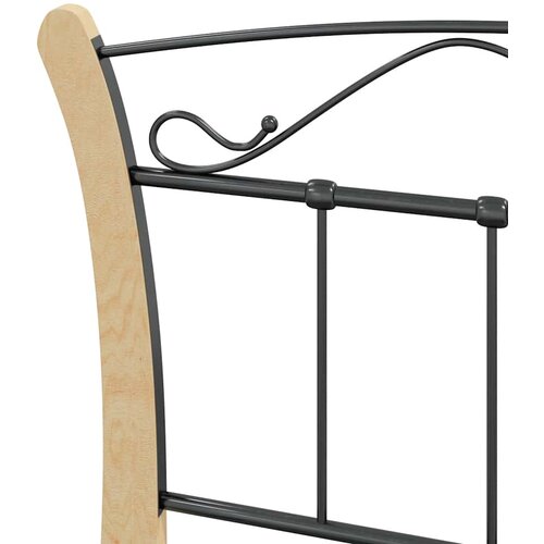  Okvir za krevet crni metalni 90 x 200 cm Slike
