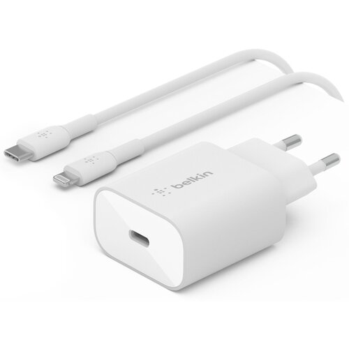 Belkin BOOST Charge 25W PD Charger +1m Ligt.WCA004vf1MWH-B5 Slike