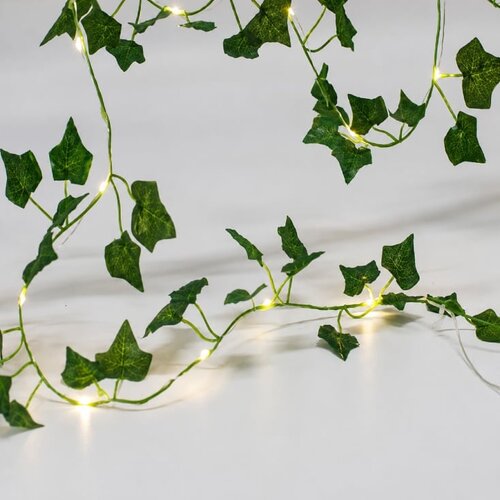  Dekorativni LED niz sa br&amp;scaron;ljanovim listovima 20 LED 190 cm Slike