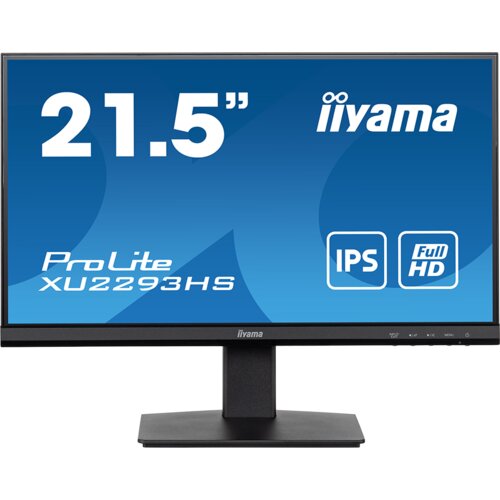 Iiyama Monitor LED XU2293HS-B5 21.5&amp;Prime; IPS 1920 x 1080 @75Hz 250 cd/m&amp;sup2; 1000:1 3ms HDMI DP HDCP Tilt 3y Slike