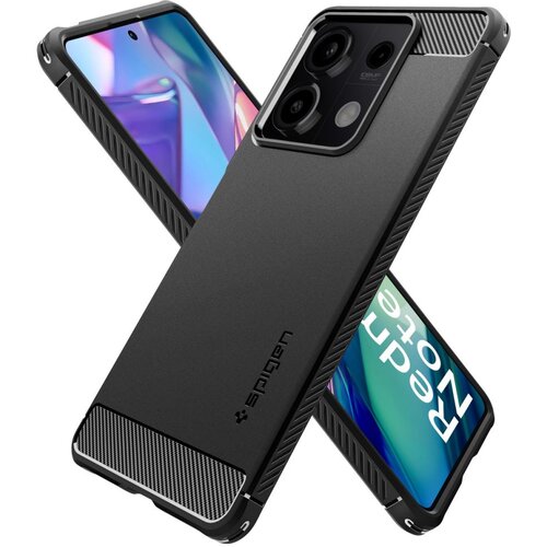 Spigen Rugged Armor maska za Xiaomi Redmi Note 13 5G - crna Slike