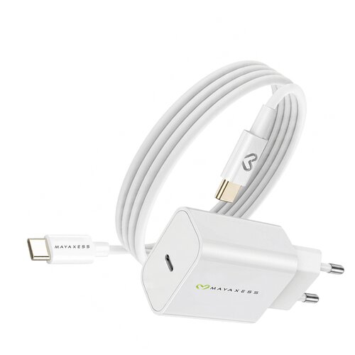 Oem Mayaxess, Omrežni polnilnik za Xiaomi 15 Pro 20W + 1m USB-C kabel, Bela, (5000275830) Cene