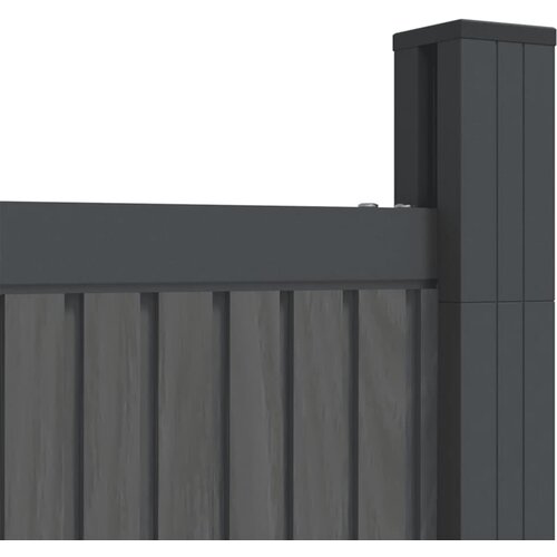  za ogradu WPC sivi 173 x 186 cm Slike