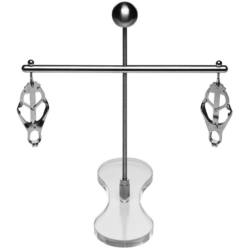 XR Brands - Tower of Pain Nipple Clamps - Silver Cijene