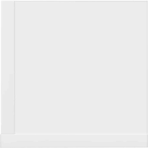  Zidne police 2 kom bijele 100x16,5x16,5 cm konstruirano drvo Slike