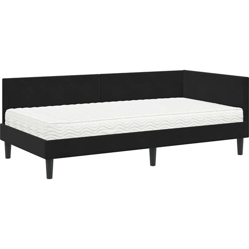  Kutni krevetni okvir s madracem 2 kom. Crna 80 x 200 cm Bar&amp;scaron;un Slike