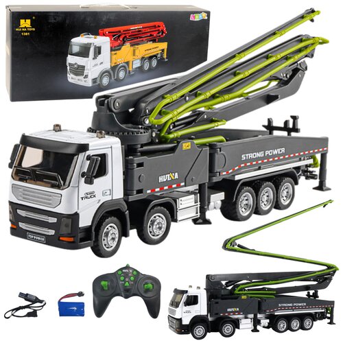 Lean Toys RC me&scaron;alnik za beton na daljinsko upravljanje Huina siva 1:18 Cene