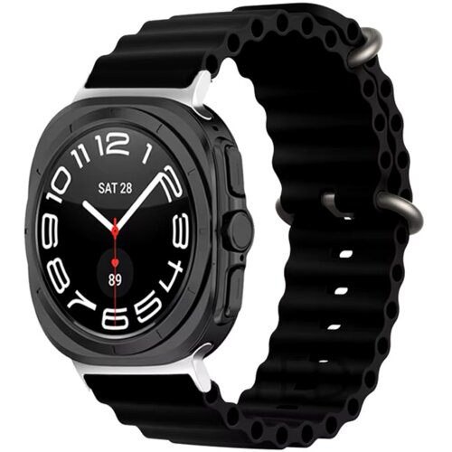  Silikonska narukvica za pametni sat Samsung Galaxy watch 7 ultra crna Cene