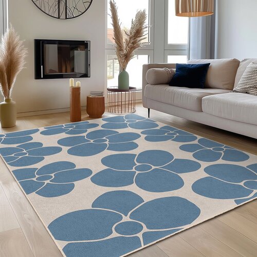 Mila Home Moder pralen tekač 80x200 cm Blue Meadow &amp;ndash; Slike